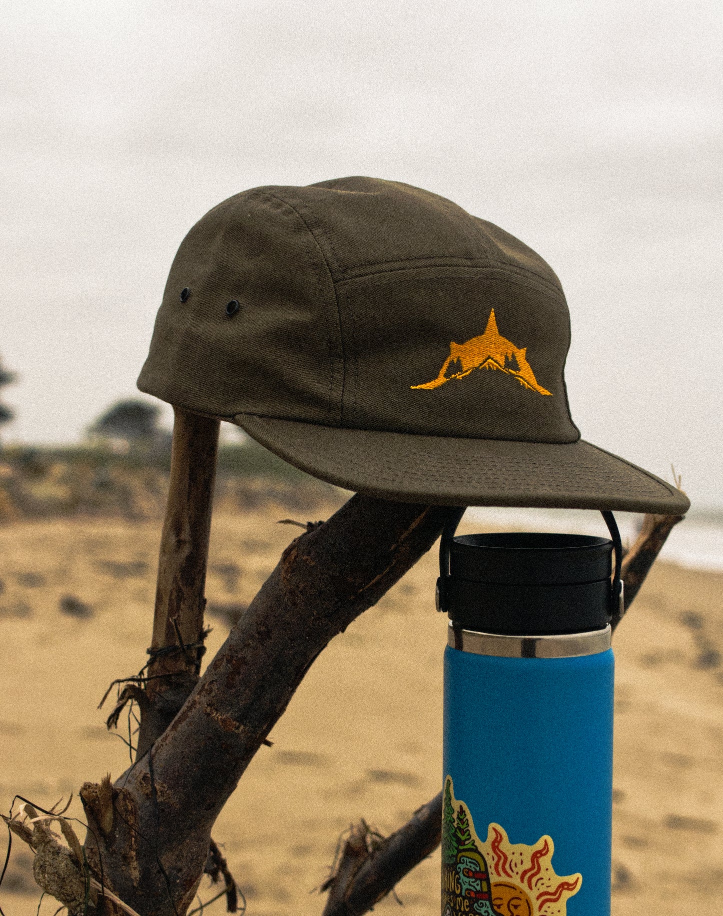 Olive Green Camper style cap